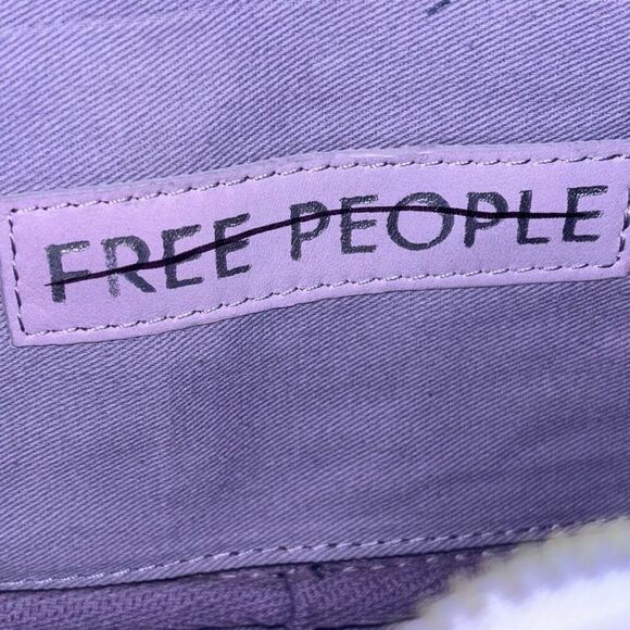 Free people say yes leather purse tote lavender purple new - Picture 9 of 16